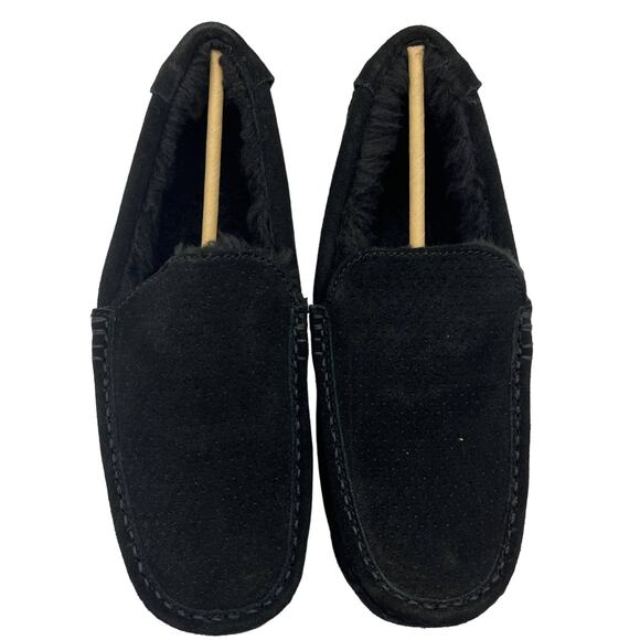 Koolaburra by UGG Mens 9 Medium Mocassin Slippers Tipton Black - Picture 1 of 13